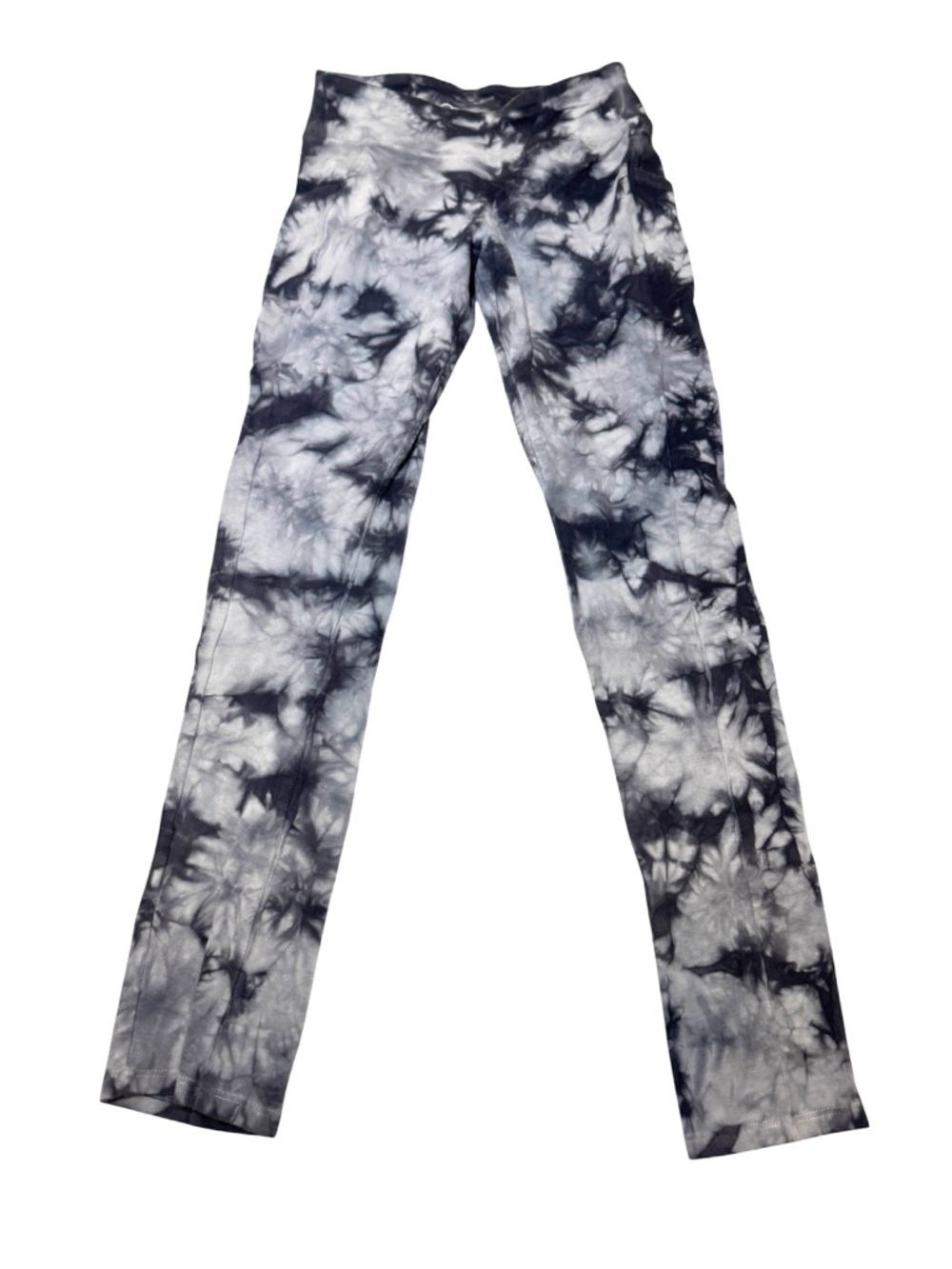 Art Class Girl’s Tie-Dye Leggings Size 10/12 Black White Gray Activewear Play